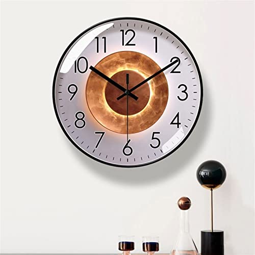Horloge murale pour ménage moderne avec finition style murmor