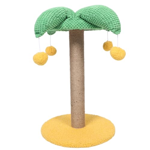 Rascador para gatos Sisal con diseño de árbol de coco miniatura 1