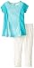 Calvin Klein Baby Girls' Aqua Tunic with White Leggings