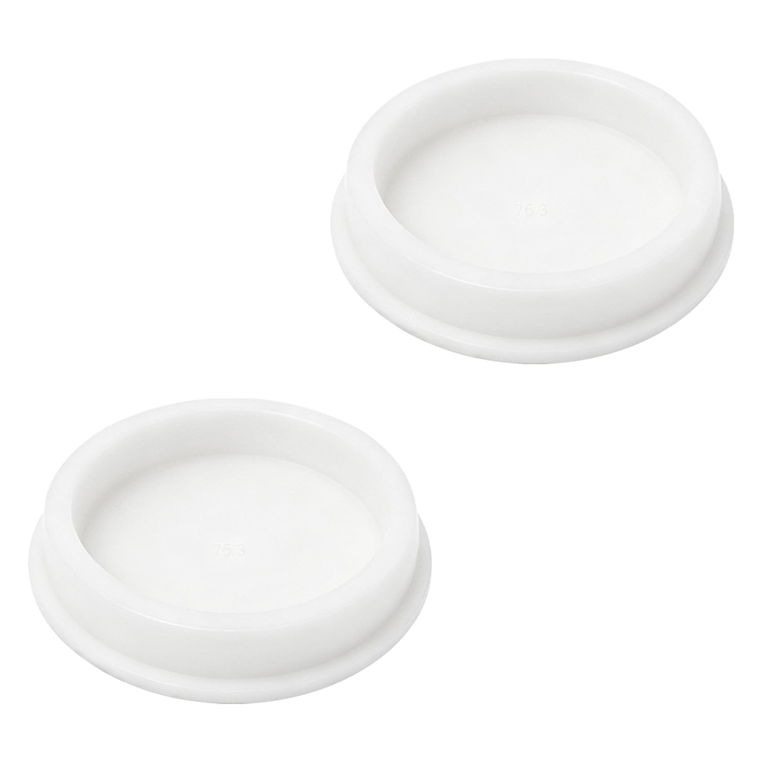 2PCS 76.3mm Rubber Plugs for Holes, 3" Round Rubber Stoppers Plugs DD044-76.3W