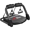 Fitlaya Fitness-abs exercise equipment ab machine for Abs and Total Body Workout, home gym fitness equipment for all ages. (BLACK)
