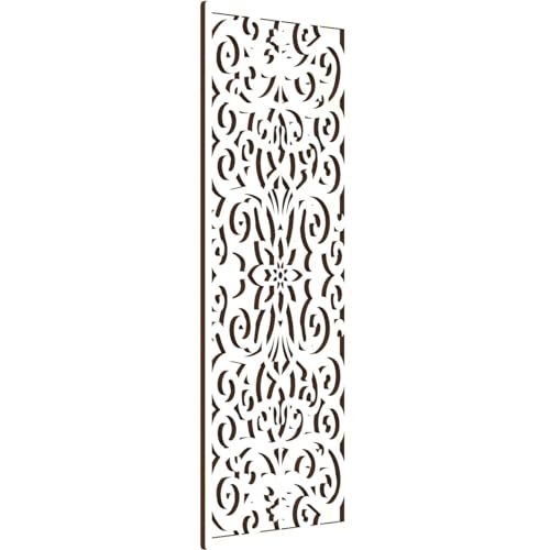 Image of Buel Decorative Pierced Fretwork Wood Wall Panels, 11 3 /8 inchW x 29 3 /8 inchH x 1 /4 inchT, Birch