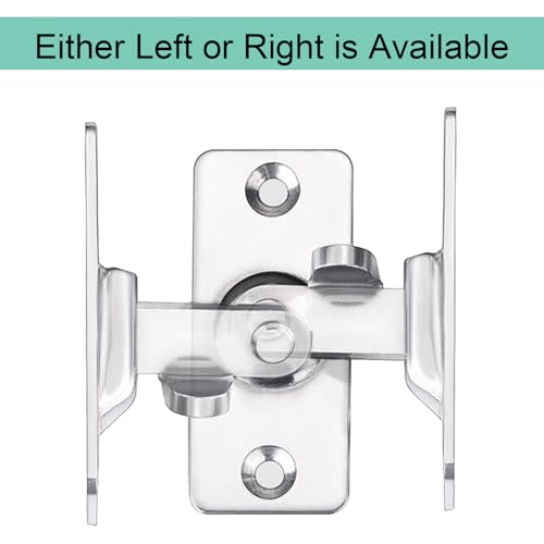 Image of MINI Size 90 Degree Door Latch Sliding Screen Door Latch Barn Door Lock Hasp Latch Clasp Lock Pocket Door Locks and Latches