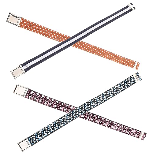4 pcs Elastic Belts for Boys and Stretchy Waist Belts with Stylish Patterns Comfortable Lightweight for School and Daily Wear