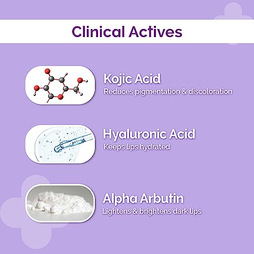 The Derma Co 1% Kojic Acid Lip Balm With Alpha Arbutin & Hyaluronic Acid, Spf 30 Pa++ For Dark & Pigmented Lips - 4G, Off White - Image 5