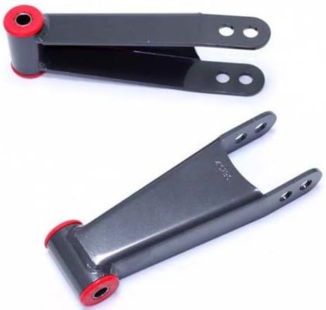 Maxtrac Suspension (410730) 2"-3" Rear Lowering Shackle for GM 2500 Heavy Duty Truck