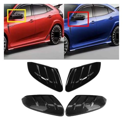 Couvercle rétroviseur extérieur Civic 10TH noir brillant 2016-2020 - 5