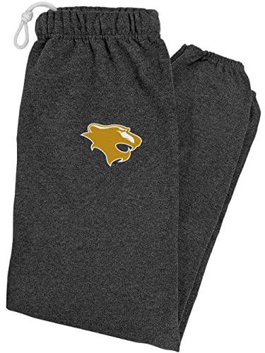 Georgian Court University Primary Logo Mens Jogger, Charcoal Heather, L