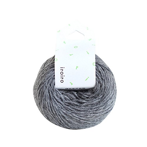横田 DARUMA iroiro 毛糸 col.48 ダークグレー 20g 約70m 3玉セット 01-1410-0048