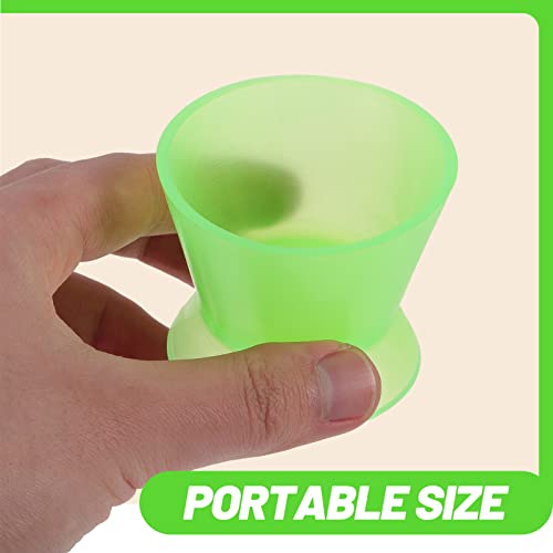 Set de vasos medidores reutilizables de silicona miniatura 5