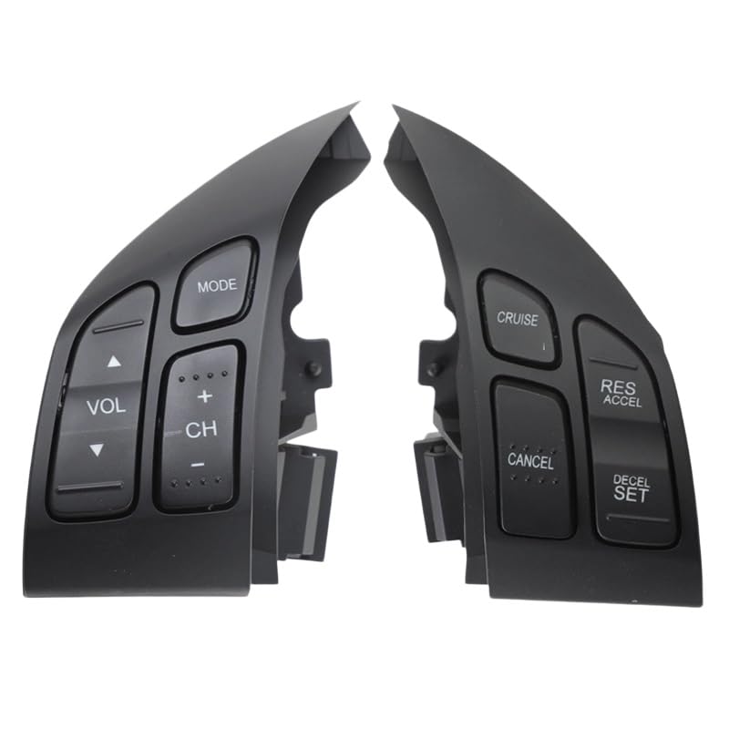 Cruise Control Switch 36770-SWA-A01 35880SWAA01 36770SWAA01 Car Steering Wheel Switch Cruise Control for CRV 2007-2011(A Pair (L R))