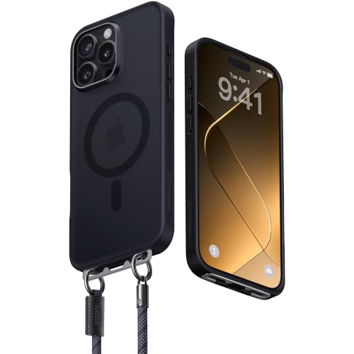 CASEKOO Linkoo Matte Magnetic Case for iPhone 16 Pro, Black