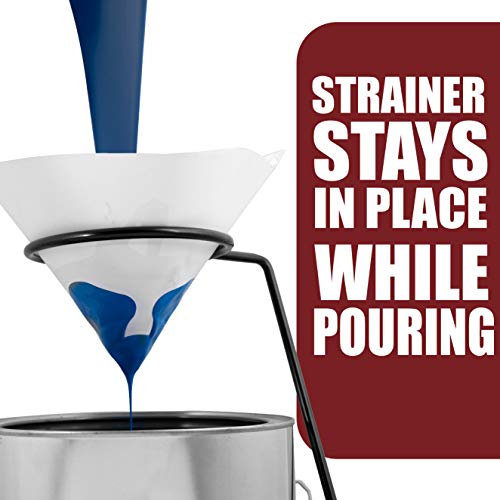 Peachtree Woodworking Supply Paint and Finish Strainer Stand for Strainer Cone Funnels, Ideal for Home, Contractors, Automotive and Woodworkers. Lightweight Sturdy Construction, 1 Paint Strainer Stand - Thumbnail 5