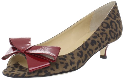 Butter Women's Cass 30 Peep-Toe Kitten Heel Pump