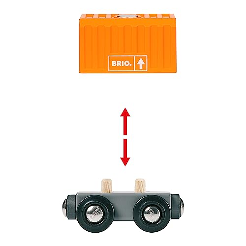 Circuit de train en bois avec Long Train de Marchandises Brio World 33982 - 6