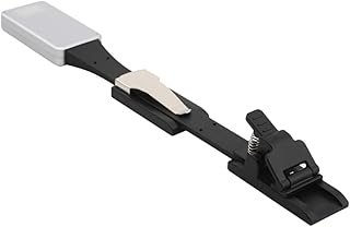 Alipis Escritorio LED Recargable con Clips Dobles Lectura para Cama y Estudio para Objetos Metálicos