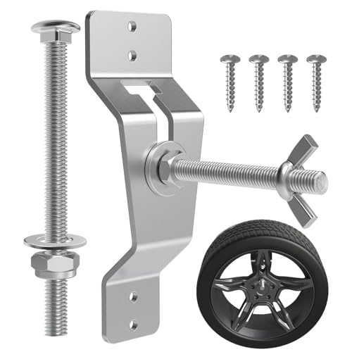 Soporte para portador de neumáticos de repuesto para remolque: solución de almacenamiento de neumáticos de repuesto, estante de pared duradero para neumáticos de repuesto | Soporte para neumáticos de