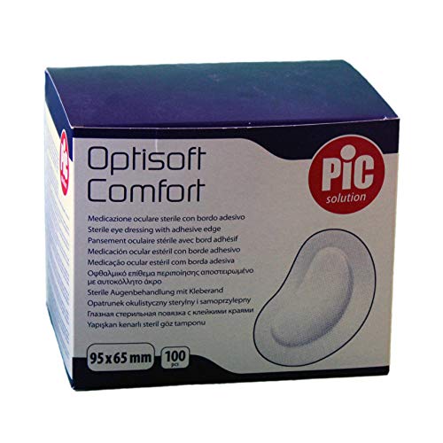 Pic Solution Hisopos de Ojo Estériles con Borde Adhesivo 100-Piezas 200 g
