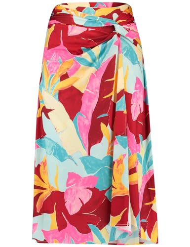 GERRY WEBER 310037-35059 Falda, Gelb/Rot/Orange Druck, 46 para Mujer
