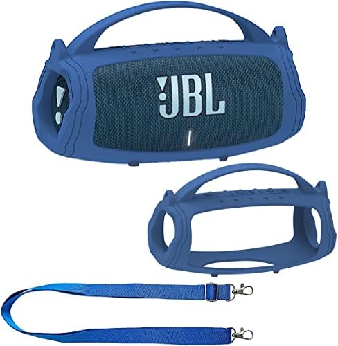 JCHPINE Silicone Cover Case for JBL Charge 5 Portable Bluetooth Speaker