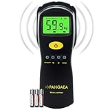 Pinless Wood Moisture Meter | Inductive Pinless Tools | Intelligent Lumber Moisture Meter | Digital Moisture Meter for Wood | (Range: 2% - 70% RH; Accuracy: 0.5%) [3 AAA Batteries Included]