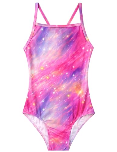 Image of Girls Swimsuits One-Piece Bathing Suits Multicolor Kids Sport Summer Beach Swimwear for 2-10 Years Old