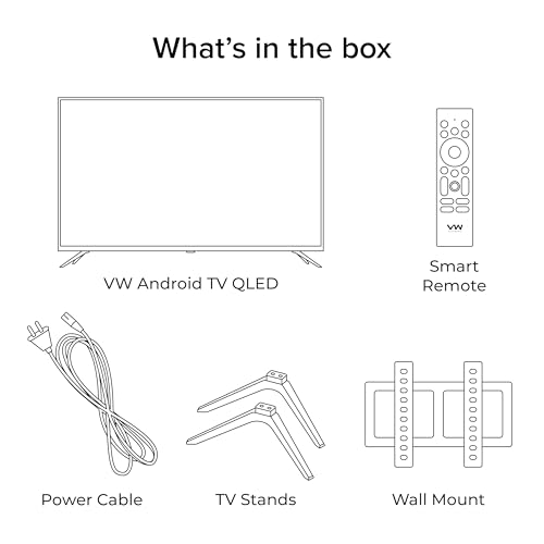 Image of VW 101 cm (40 inches) Spectra Series Full HD Smart QLED Android TV VW40AQ3