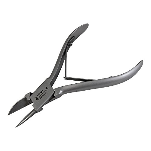 Pince à ongles EKS 12 cm avec ressort double pour une coupe nette et précise des ongles épais
