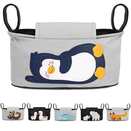 GLÜCKSWOLKE Kinderwagen Organizer - 12 Motive I Kinderwagentasche...