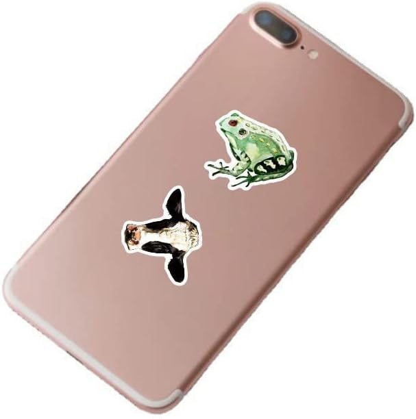 Miniatura 5 de Calcomanías de animales de granja  50 piezas de calcomanías bonitas, PVC decorativo impermeable, vinilo, calcomanías, calcomanías para botellas de