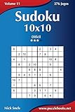 Sudoku 10x10 - Difícil - Volume 11 - 276 Jogos (Portuguese Edition)