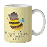 DIE PERFEKTE TASSE: Diese wunderschöne Kaffeetasse aus hochwertiger Keramik ist die ideale Begleiterin für deinen Morgentee oder Kaffee! Mit einem Strahl von liebevollen Designs und Sprüchen von Mr. & Mrs. Panda bringt sie Freude in jeden Schluck.