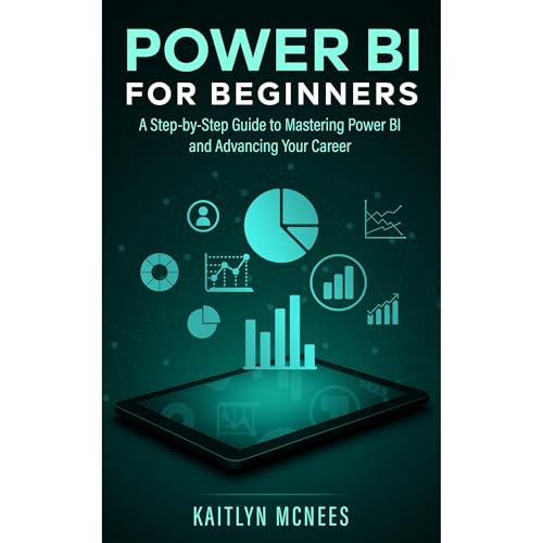 Power BI for Beginners Audiolibro Por Kaitlyn McNees arte de portada