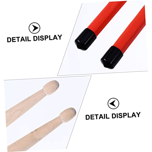 Set de Baquetas y Escobillas para Batería 40 cm Negro miniatura 6