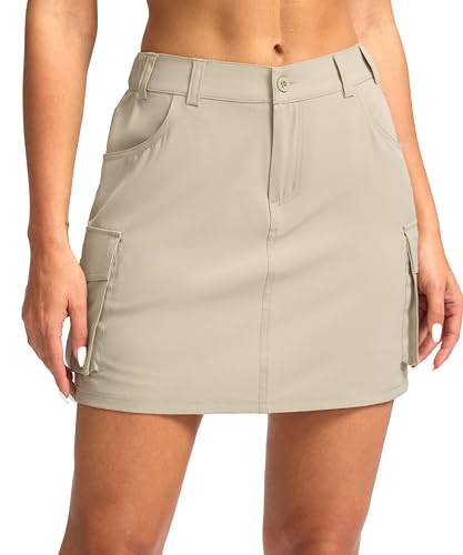 G Gradual Women's Skort 5 Pockets Cargo Skirt Golf Skirts Skorts for Women Casual Summer Hiking
