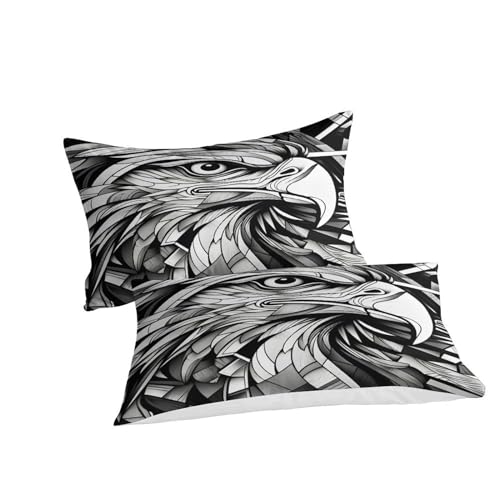Housse de couette microfibre Aigle 3D contre transpiration nocturne - 6