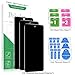 Pokolan 3 Pack Privacy Screen Protector for Motorola Moto G 5G 2025, Anti Spy Private Tempered Glass Film, 9H Hardness, Case Friendly