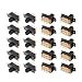 GDQLCNXB SS22F25-G7 2-Position DPDT 2P2T Panel Mount mini Slide Switch Soldering Lug 20Pcs