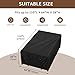 iBirdie Outdoor Patio Furniture Set Covers 110 x 64 inch fit 5 x 9 ft, 60, 62 inch Wide, 108, 110 inch Long Outside Dining Table and Chairs, Waterproof Weatherproof Cover, Heavy Duty 600D