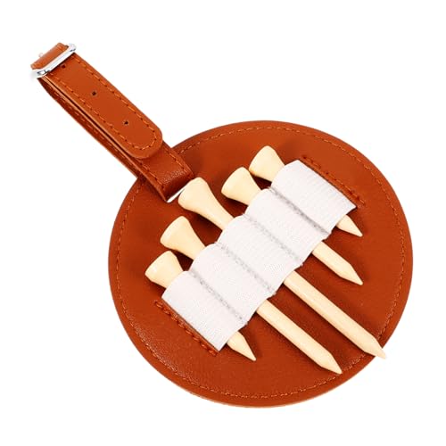 Happyyami 1set Golf Tee Carrier Waist Pouch for Golf Tees Storage Breathable Design