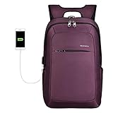 kopack Laptop Backpack,15.6IN Slim Backpack for Women,Guard Against Theft Small Computer Backpack Wi