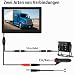 4Pin Auto-Rückfahrkamera Parkassistenzsystem, 12V-24V 5 'TFT LCD HD Farb-Rückfahrmonitor + 8 LEDs...