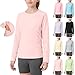 Kids UPF 50+ Rash Guard Swim Shirt Quick Dry Long Sleeve Sun Protection Hiking Beach Tops with Pockets for 4-15 Years