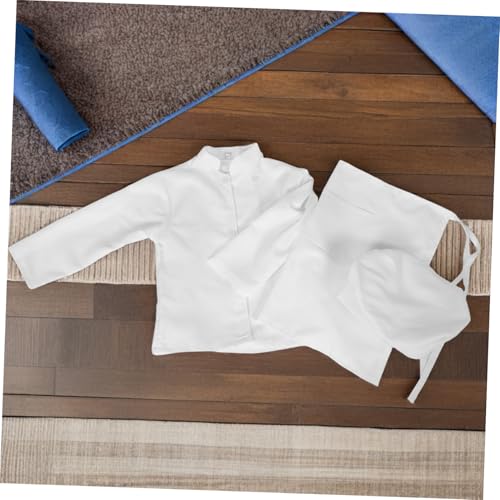 Disfraz Infantil Chef COLLBATH con Delantal y Gorro Blanco 5