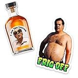 Trailer Park Boys Bubbles Sticker Pack (2 Pack) - Mr. Lahey & Randy Stickers, Official Merchandise