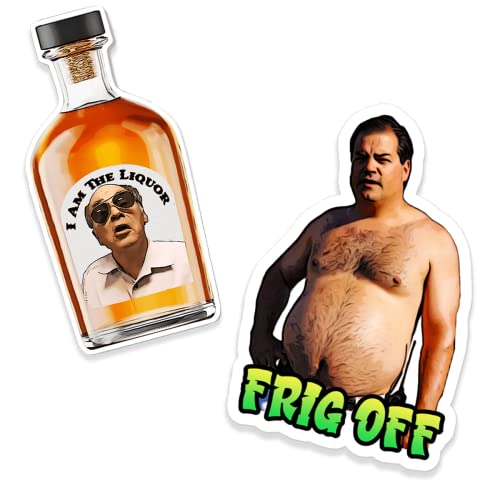 Trailer Park Boys Bubbles Sticker Pack (2 Pack) Mr. Lahey & Randy Stickers, Official Trailer Park Boys Merchandise, Trailer Park Boys Merch, Stickers for Men