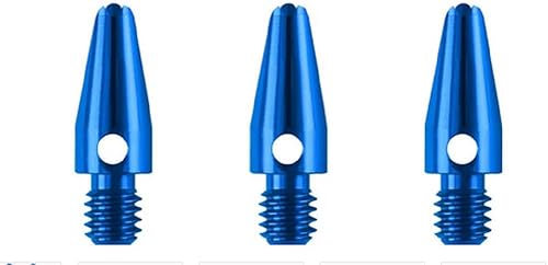 Azul Mini (Micro) - Ejes de dardos - 3 juegos (9 ejes), longitud corta 2BA + anillos tóricas, 3/4 pulgadas