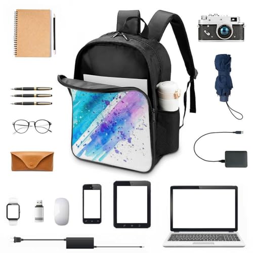 Mochila preescolar primaria Geometry de 40cm que evita el dolor de espalda 4