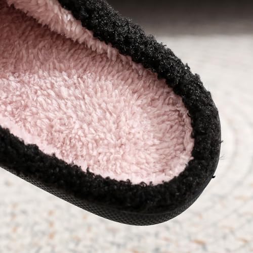 Cute Kawaii Goose Plush Fuzzy Soft Warm Fluffy House Slippers for Women Anti-Slip Rubber Sole Slides3