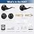 Knobonly 1 Pack Keyed Alike Front Door Handle with Single Cylinder Deadbolt, Matte Black Exterior Door Lock Set, Zinc Alloy